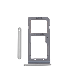 Stock up on the SIM card tray for Galaxy S7 Edge in Silver.