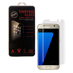 Purchase the clear tempered glass for Galaxy S7 Edge, case-friendly, 3D curved, 1 piece.