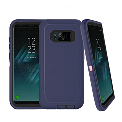 Heavy Duty Case for Galaxy S8 (DARK BLUE & BLACK) (Only Ground Shipping)