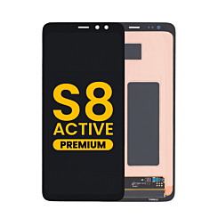 Buy the OLED assembly for Galaxy S8 Active G892 in Midnight Black, premium.