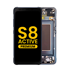 Shop the OLED assembly with frame for Galaxy S8 Active G892 in Midnight Black, premium.