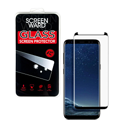 Clear Tempered Glass for Galaxy S8 Plus (Case Friendly / 3D Curved / 1 Piece)