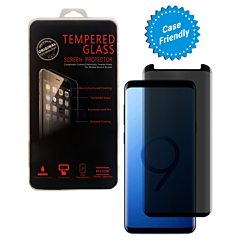 Privacy Tempered Glass for Galaxy S9 Plus (Case Friendly / 3D Curved / Anti-Spy / 1 Piece)