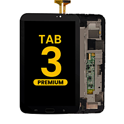 LCD Assembly with Frame for Galaxy Tab 3 7.0 (T210 / T211 / T215 / T217 / P3200 / P3210 / P3220) (BLACK) (Premium)