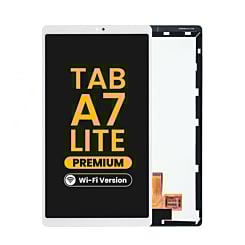 LCD Assembly without Frame for Galaxy Tab A7 Lite 8.7" (T220) (WHITE) (WiFi Version) (Premium)