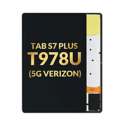 LCD Assembly without Frame for Galaxy Tab S7 Plus (T978U / 5G Verizon) (BLACK) (Premium)