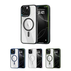 Shiny Magnetic Clear Cases for iPhone 12 / 12 Pro (Only Ground Shipping)