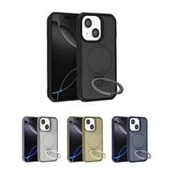 Shockproof Case with Magnetic Kickstand for iPhone 13 / 14 / 16e / 17e (Only Ground Shipping)