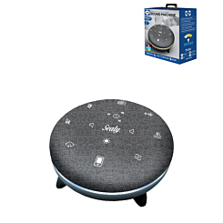 Fabric Bluetooth Sleep Speaker with Adjustable Mood Lighting - GRAY (Only Ground Shipping)