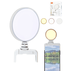 Led Selfie Ring Light Clip - (WHITE) (Only Ground Shipping)