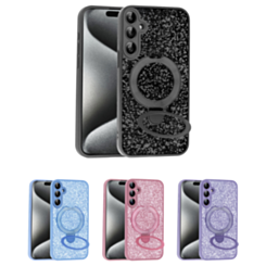 Sparkle Luxury Slim Case with Magnetic Kickstand for Galaxy A17 (Only Ground Shipping)