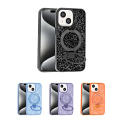 Sparkle Luxury Slim Case with Magnetic Kickstand for iPhone 13 / 14 / 16e / 17e (Only Ground Shipping)