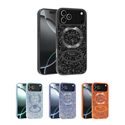 Sparkle Luxury Slim Case with Magnetic Kickstand for iPhone 17 Pro Max (Only Ground Shipping)