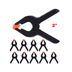 Plastic Spring Clamps 2 inch (10 Pcs)