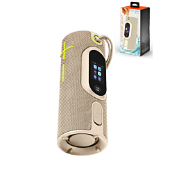SPLASH Touch Waterproof Wireless Speaker with Touchscreen Display - BEIGE (Only Ground Shipping)