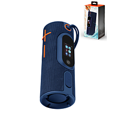 SPLASH Touch Waterproof Wireless Speaker with Touchscreen Display - NAVY BLUE (Only Ground Shipping)