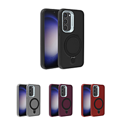 Support Heavy Duty Case with Wireless Charging Kickstand for Galaxy S23 (Only Ground Shipping)
