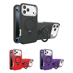 Support Heavy Duty Case with Wireless Charging Kickstand for iPhone 17 Pro (Only Ground Shipping)