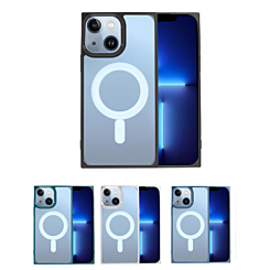 iPhone 13 / 14 Dual Color Square Case with Wireless Charging