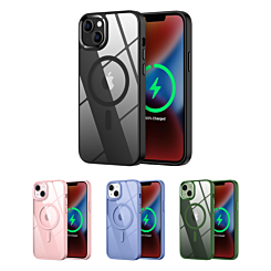 Shiny Magnetic Clear Cases for iPhone 15 Plus (Only Ground Shipping)
