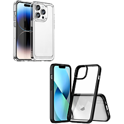 Hybrid Case with Air Cushion Technology for iPhone 15 Pro (Only Ground Shipping)