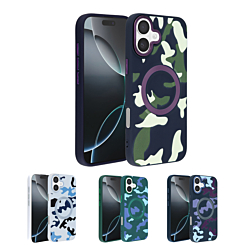 Flower Design Wireless Charging Case for iPhone 16 Plus (Only Ground Shipping)