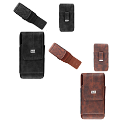 7.2inch Vertical PU Leather Universal Wallet Pouch with Belt Clip and Card Slots (Only Ground Shipping)