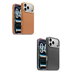 xBase by PowerPeak - Leather Magsafe Case for iPhone 17 Pro (Only Ground Shipping)