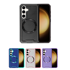 Galaxy S24 / S25 Slim Non-Slip Transparent Matte Wireless Charging Case (Only Ground Shipping)