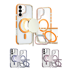 Thin Magnetic Clear Case with Camera Stand Kickstand for Galaxy S26 (Only Ground Shipping)