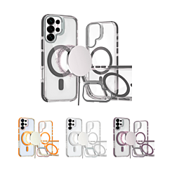 Thin Magnetic Clear Case with Camera Stand Kickstand for Galaxy S26 Ultra (Only Ground Shipping)