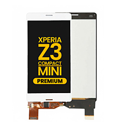 LCD Assembly with Frame for Sony Xperia Z3 Mini / Z3 Compact (WHITE) (Premium)