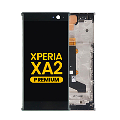 LCD Assembly with Frame for Sony Xperia XA2 (BLACK) (Premium)