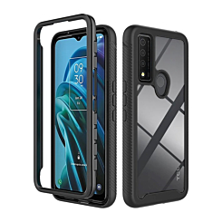 Hybrid Case with Air Cushion Technology - BLACK for TCL 30 XE (Only Ground Shipping)