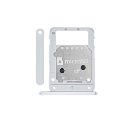 Single Sim Card Tray for Galaxy Tab S7 Plus (T970 / T975 / T976) (SILVER)