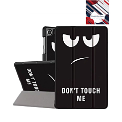 Old Style Notebook Design Case - Don't Touch for Galaxy Tab A9 2023 (8.7") / Tab A11 2025 (8.7")  (Only Ground Shipping)