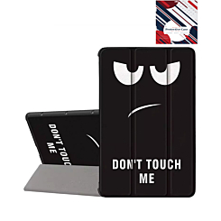 Old Style Notebook Design Case - Don't Touch for Galaxy Tab S9 / Tab S9 FE / Tab S10 FE / Tab S10 Lite (Only Ground Shipping)