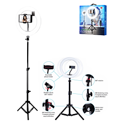 Bytech Selfie Ring Light with Tripod-LG (Only Ground Shipping)