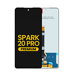 LCD Assembly without Frame for Tecno Spark 20 Pro (Premium)