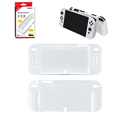 Dobe Silicone Protective Cover (CLEAR) for Nintendo Switch OLED (Only Ground Shipping)