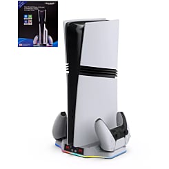 Dobe RGB Multifunctional Cooling Stand for PlayStation 5 Pro / 5 Slim (Only Ground Shipping)