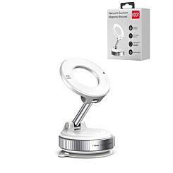 360° Adjustable Vacuum Suction Car Phone Holder for Magsafe - WHITE (Only Ground Shipping)