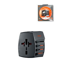 Ventev Global Charginhub 300 Dual USB A Wall Adapter (12W) (GRAY) (Only Ground Shipping)