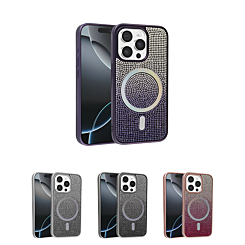 Wireless Charging Bling Diamond Crystal Case for iPhone 12 / 12 Pro (Only Ground Shipping)
