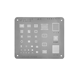 WYLIE BGA Reballing Stencil for iPhone 5G / 5C / 5S (Silver) (Not Returnable)