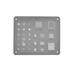 WYLIE BGA Reballing Stencil for iPhone 6 / 6P (Silver) (Not Returnable)