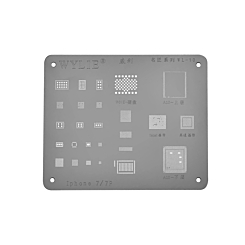 WYLIE BGA Reballing Stencil for iPhone 7 / 7P (Silver) (Not Returnable)