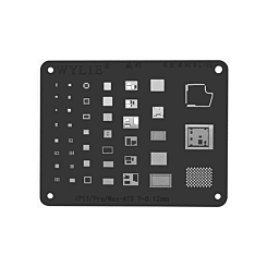 WYLIE CPU BGA Reballing Stencil for iPhone 13 Series (Black) (Not Returnable)
