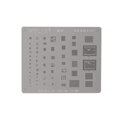 WYLIE BGA Reballing Stencil for iPhone 14 / 14Mini / 14P / 14PM (Silver)
