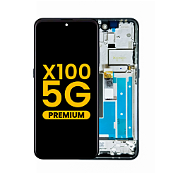 LCD Assembly with Frame for Nokia X100 5G (BLUE) (Premium)